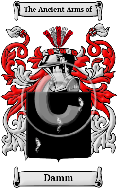 Damm Family Crest Download (JPG) Heritage Series - 600 DPI