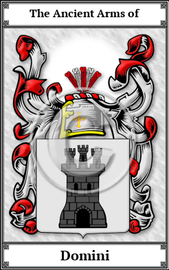 Domini Family Crest Download (JPG)  Book Plated - 150 DPI