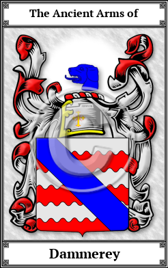 Dammerey Family Crest Download (JPG)  Book Plated - 150 DPI