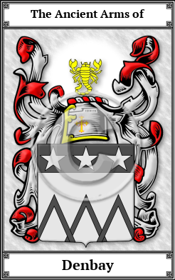 Denbay Family Crest Download (JPG) Book Plated - 600 DPI