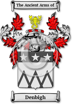 Denbigh Family Crest Download (jpg) Legacy Series - 150 DPI