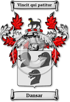 Dansar Family Crest Download (JPG) Legacy Series - 600 DPI