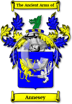 Annesey Family Crest Download (jpg) Legacy Series - 150 DPI