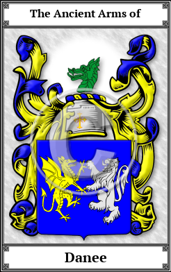 Danee Family Crest Download (JPG)  Book Plated - 150 DPI