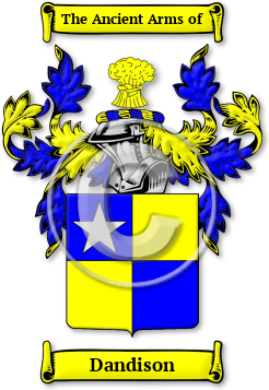 Dandison Family Crest Download (jpg) Legacy Series - 150 DPI