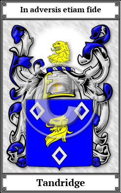 Tandridge Family Crest Download (JPG)  Book Plated - 150 DPI