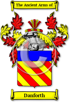 Danforth Family Crest Download (JPG) Legacy Series - 300 DPI