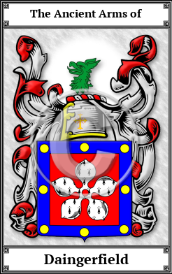 Daingerfield Family Crest Download (JPG)  Book Plated - 150 DPI