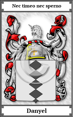 Danyel Family Crest Download (JPG)  Book Plated - 150 DPI