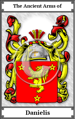 Danielis Family Crest Download (JPG)  Book Plated - 150 DPI