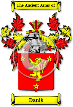 Daniš Family Crest Download (jpg) Legacy Series - 150 DPI