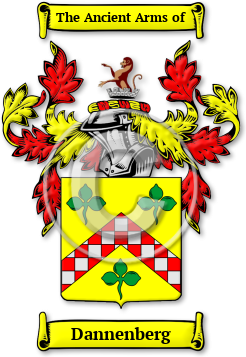 Dannenberg Family Crest Download (jpg) Legacy Series - 150 DPI