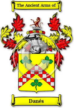 Danés Family Crest Download (jpg) Legacy Series - 150 DPI