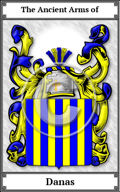Danas Family Crest Download (JPG)  Book Plated - 150 DPI