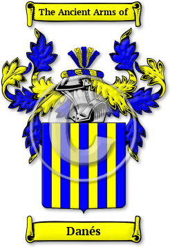 Danés Family Crest Download (jpg) Legacy Series - 150 DPI