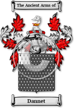 Dannet Family Crest Download (jpg) Legacy Series - 150 DPI