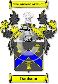 Danisom Family Crest Download (jpg) Legacy Series - 150 DPI