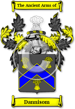 Dannisom Family Crest Download (JPG) Legacy Series - 600 DPI