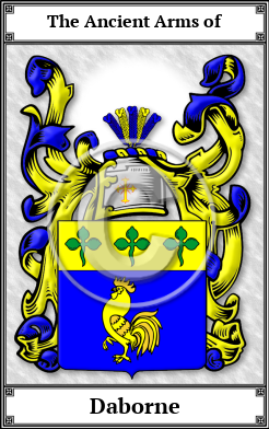 Daborne Family Crest Download (JPG)  Book Plated - 150 DPI