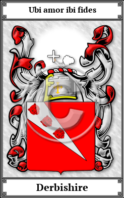 Derbishire Family Crest Download (JPG)  Book Plated - 150 DPI