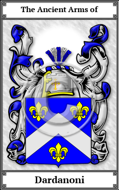 Dardanoni Family Crest Download (JPG)  Book Plated - 150 DPI