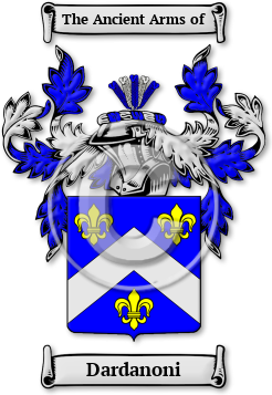 Dardanoni Family Crest Download (jpg) Legacy Series - 150 DPI
