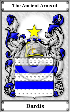 Dardis Family Crest Download (JPG)  Book Plated - 150 DPI