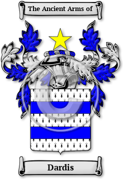 Dardis Family Crest Download (jpg) Legacy Series - 150 DPI