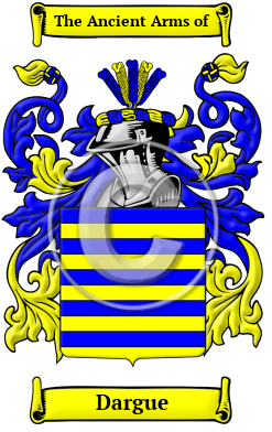 Dargue Family Crest Download (JPG) Heritage Series - 600 DPI