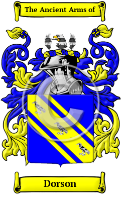 Dorson Family Crest Download (JPG) Heritage Series - 600 DPI