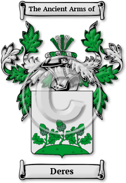 Deres Family Crest Download (jpg) Legacy Series - 150 DPI