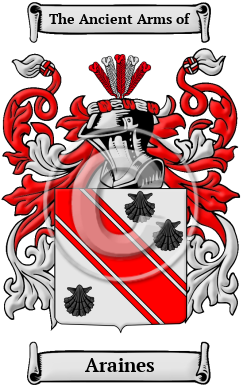 Araines Family Crest Download (JPG) Heritage Series - 600 DPI