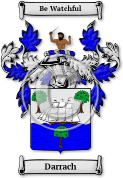 Darrach Family Crest Download (JPG) Legacy Series - 600 DPI