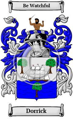 Dorrick Family Crest Download (JPG) Heritage Series - 600 DPI