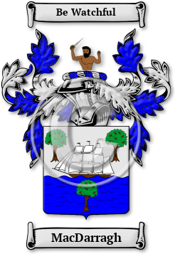 MacDarragh Family Crest Download (jpg) Legacy Series - 150 DPI