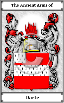 Darte Family Crest Download (JPG)  Book Plated - 150 DPI