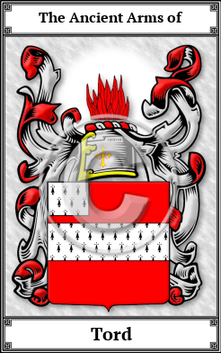 Tord Family Crest Download (JPG)  Book Plated - 150 DPI