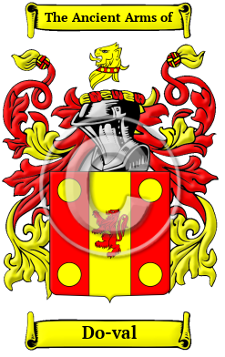 Do-val Family Crest Download (JPG) Heritage Series - 300 DPI