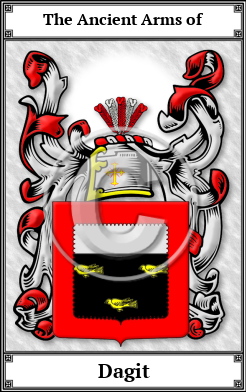 Dagit Family Crest Download (JPG)  Book Plated - 150 DPI
