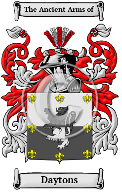 Daytons Family Crest Download (JPG) Heritage Series - 600 DPI