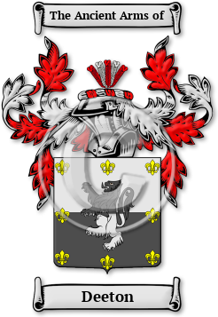 Deeton Family Crest Download (JPG) Legacy Series - 600 DPI