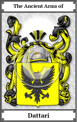 Dattari Family Crest Download (JPG)  Book Plated - 150 DPI