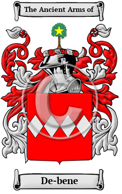 De-bene Family Crest Download (JPG) Heritage Series - 600 DPI