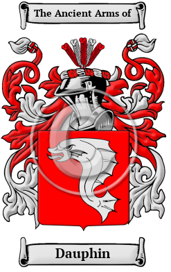 Dauphin Family Crest Download (JPG) Heritage Series - 600 DPI