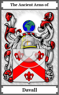 Davall Family Crest Download (JPG)  Book Plated - 150 DPI