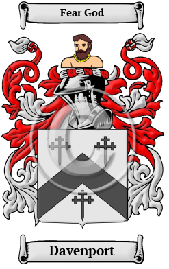 Davenport Family Crest Download (JPG) Heritage Series - 600 DPI