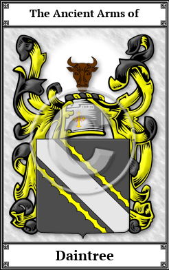 Daintree Family Crest Download (JPG) Book Plated - 600 DPI