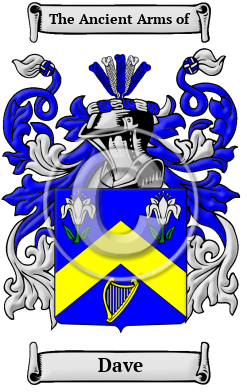 Dave Family Crest Download (JPG) Heritage Series - 600 DPI