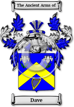 Dave Family Crest Download (JPG) Legacy Series - 600 DPI