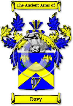Davy Family Crest Download (JPG) Legacy Series - 600 DPI